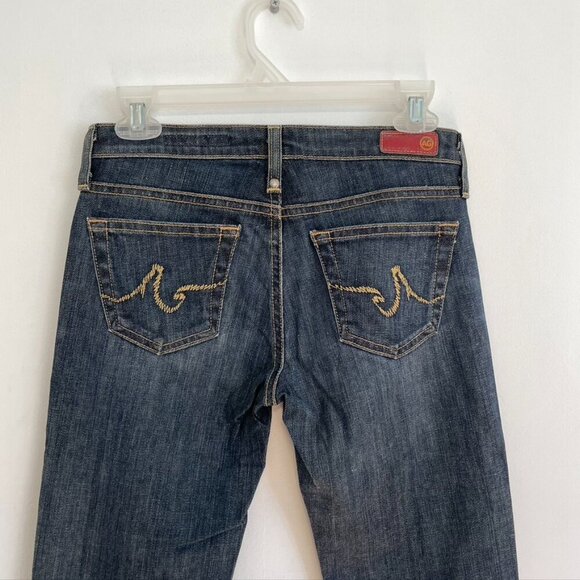AG ADRIANO GOLDSCHMIED the Kiss Slim Straight Leg Jeans Dark Wash Low Rise Y2K - Picture 10 of 11